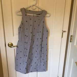 Cynthia Rowley nautical sleeveless dress, size 8